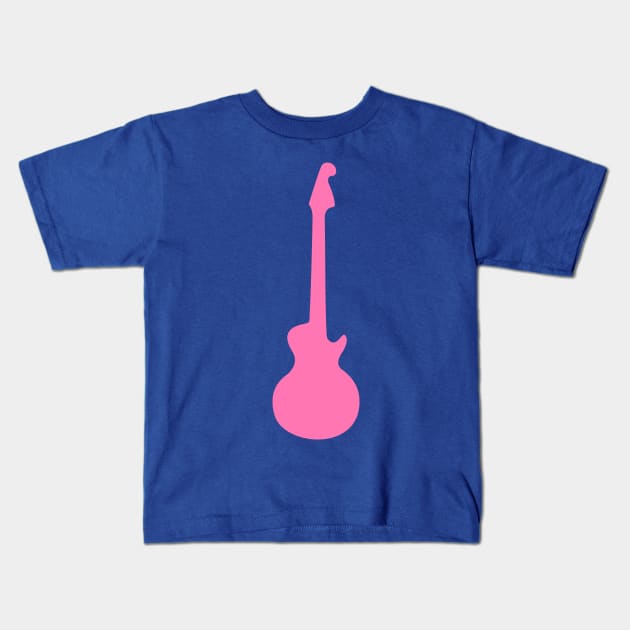 Pink Punk Guitar Kids T-Shirt by XOOXOO